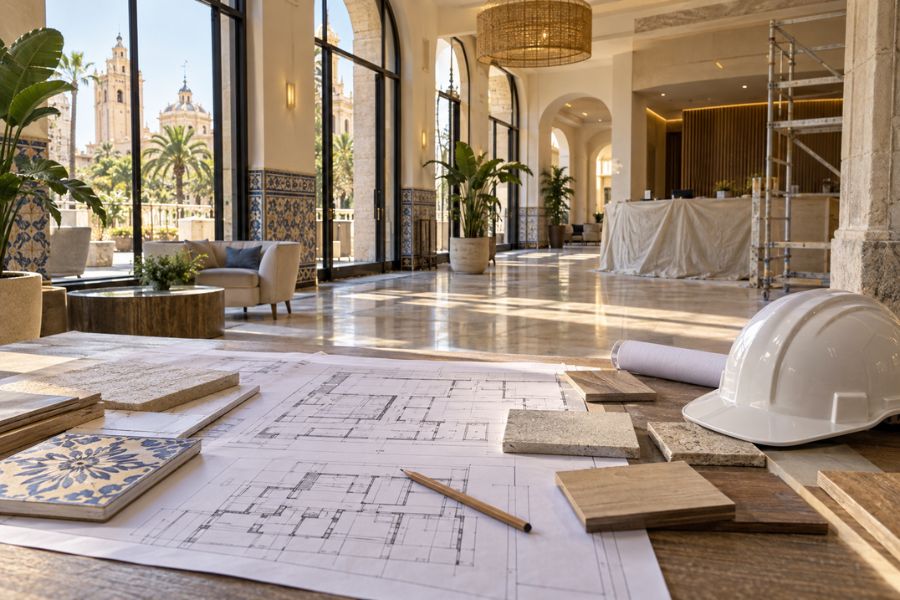 Presupuesto reforma de hotel en Valencia